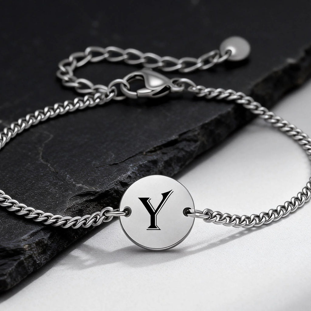PENDRA Initials Alphabet Bracelet