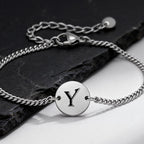 PENDRA Initials Alphabet Bracelet