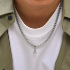 PENDRA Alphabet Cuban Pendant Necklace