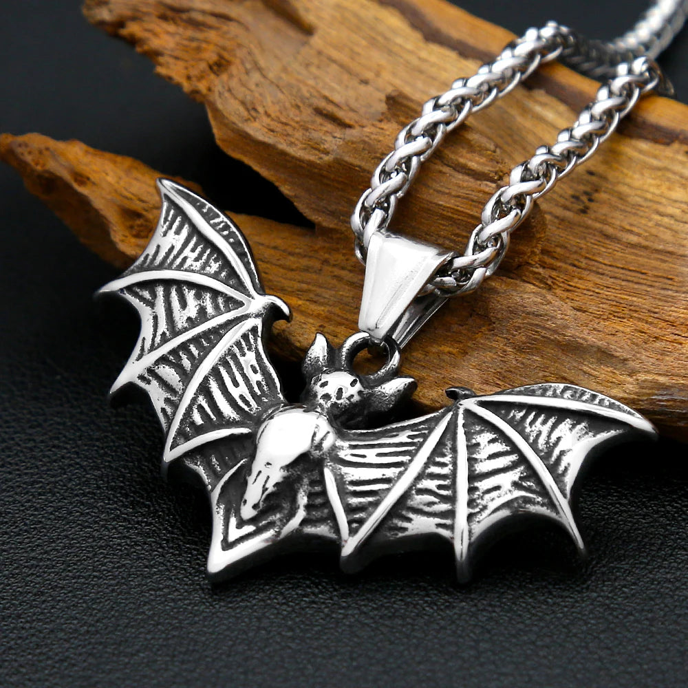 PENDRA Batwing Gothic Stainless Steel Pendant