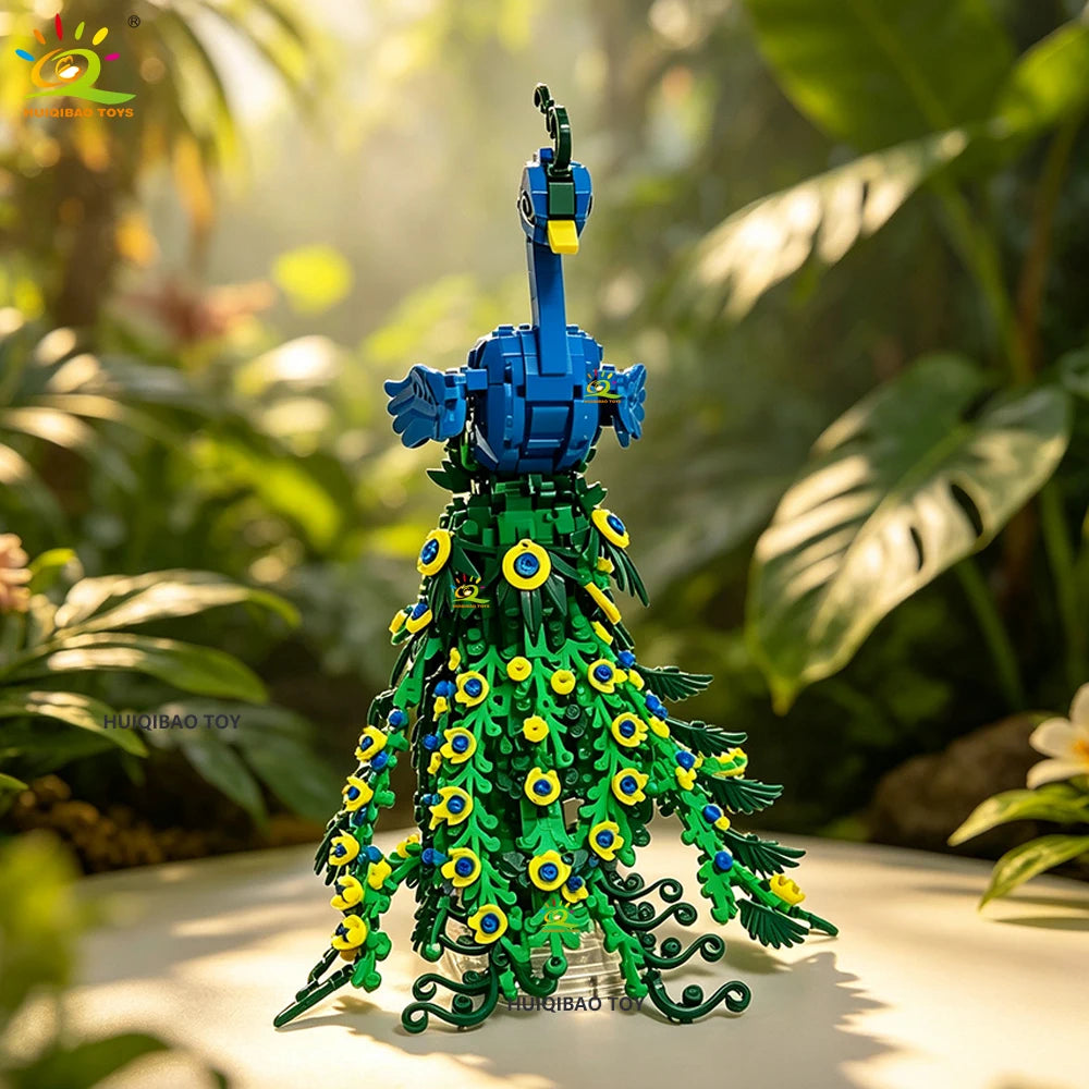 PENDRA Peacock Animal Bird Building Set