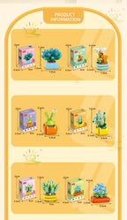 PENDRA Succulent Potted Floral Building Set