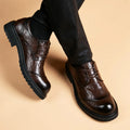 PENDRA Leather Lace Platform Shoes