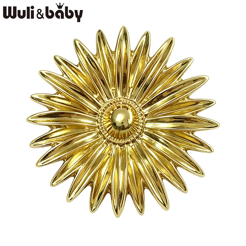 PENDRA Daisyelle Metal Daisy Brooch