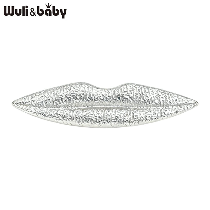PENDRA Alloy Sexy Lip Brooch
