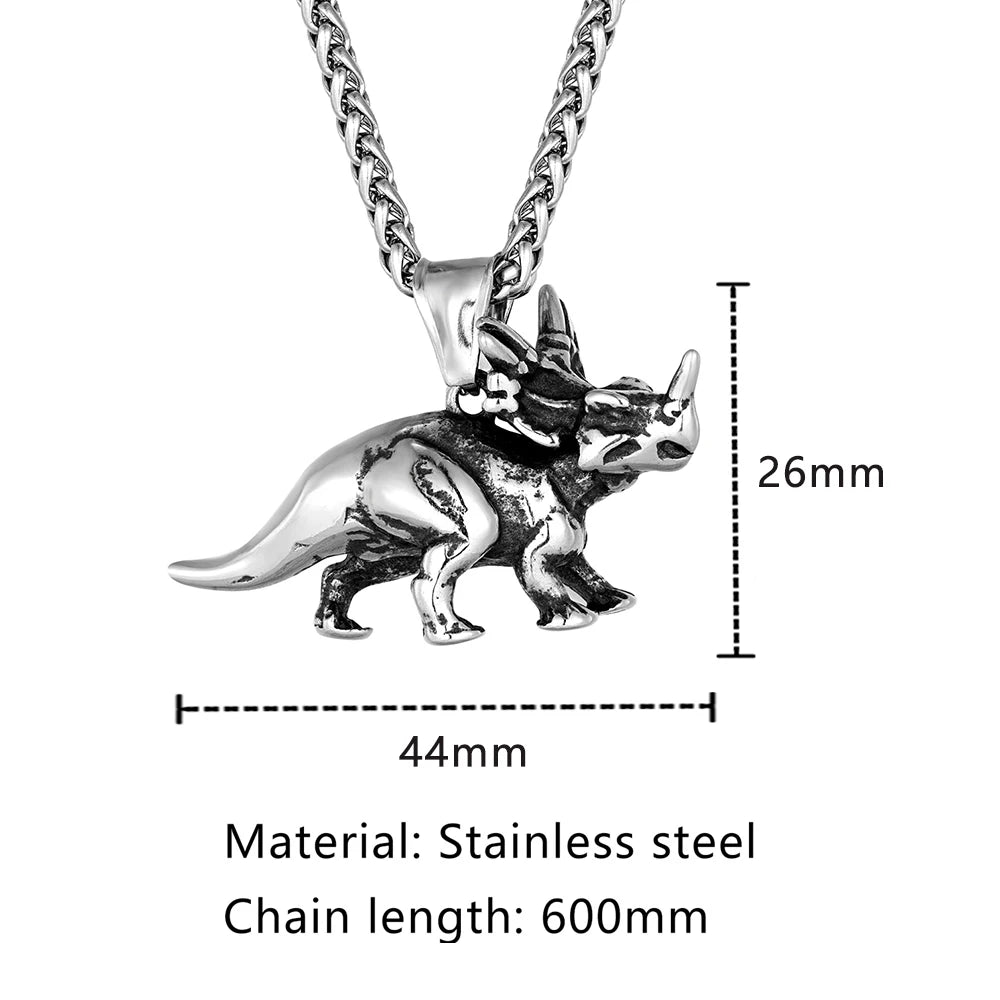 PENDRA Dinosaur Norse Necklace