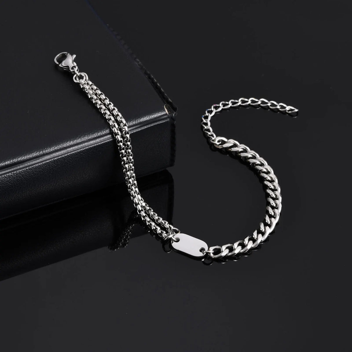 PENDRA Initial Cuban Bracelet