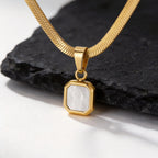 PENDRA Cuban Stone Chain Necklace