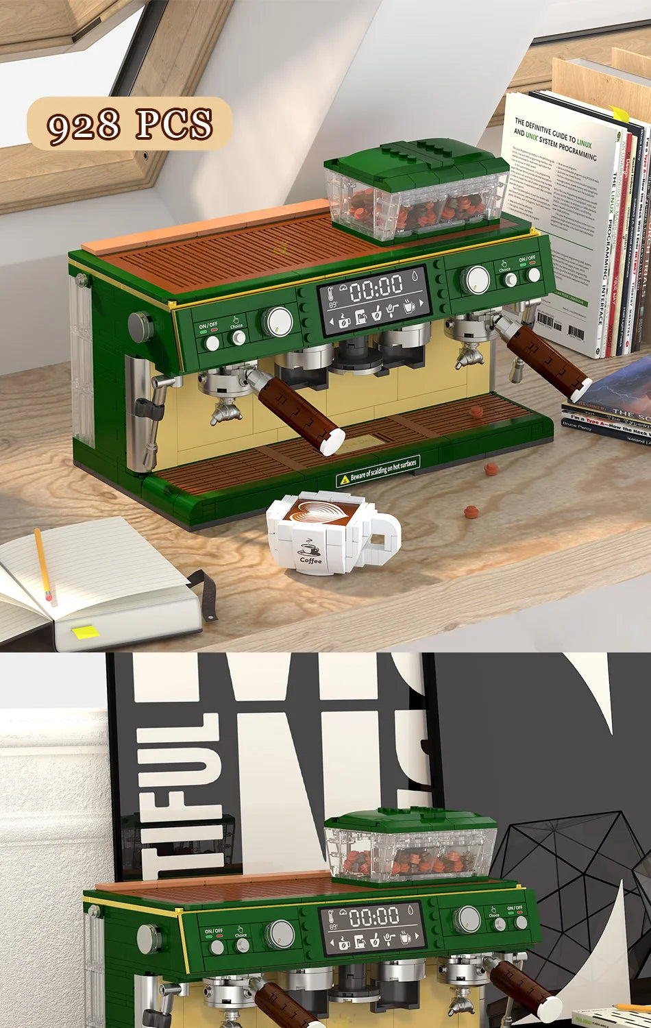 PENDRA Coffee Machine Micro Building Set