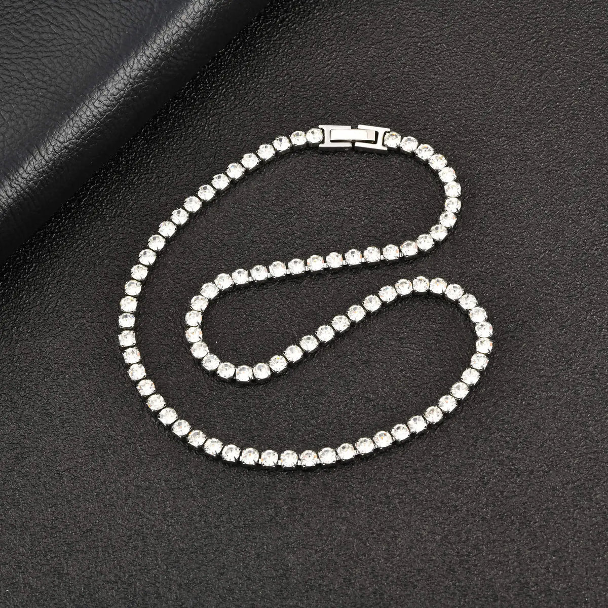 PENDRA Zircon Tennis Chain Necklace