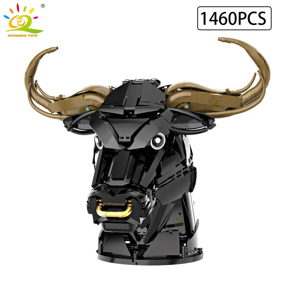 PENDRA Wolf Deer Eagle Head Necklace