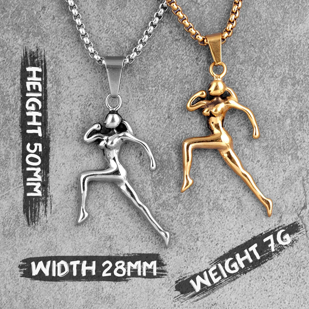 PENDRA Wrenmire Fitness Motif Necklace