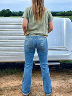 PENDRA Waist Elastic Band Jeans