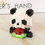 PENDRA Cute Panda Micro Building Set