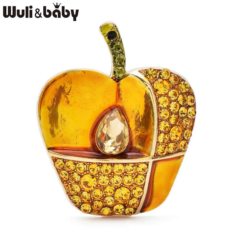 PENDRA Appella Shining Apple Brooch