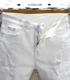 PENDRA Cotton Distressed Streetwear Trousers