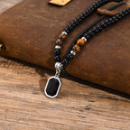 PENDRA Square Beaded Beaded Necklace