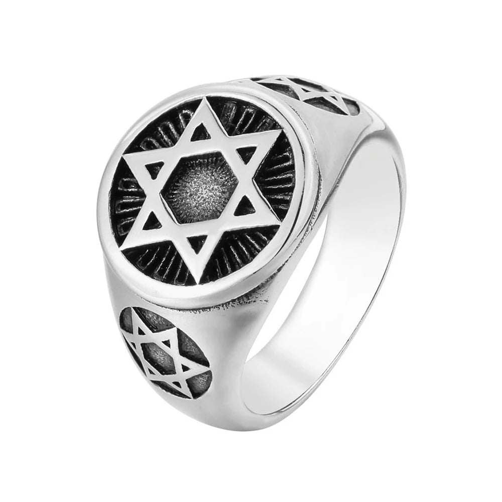 PENDRA Davidstar Vintage Star of David Ring