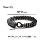 PENDRA Warhorse Twist Stainless Steel Cuff Bracelet