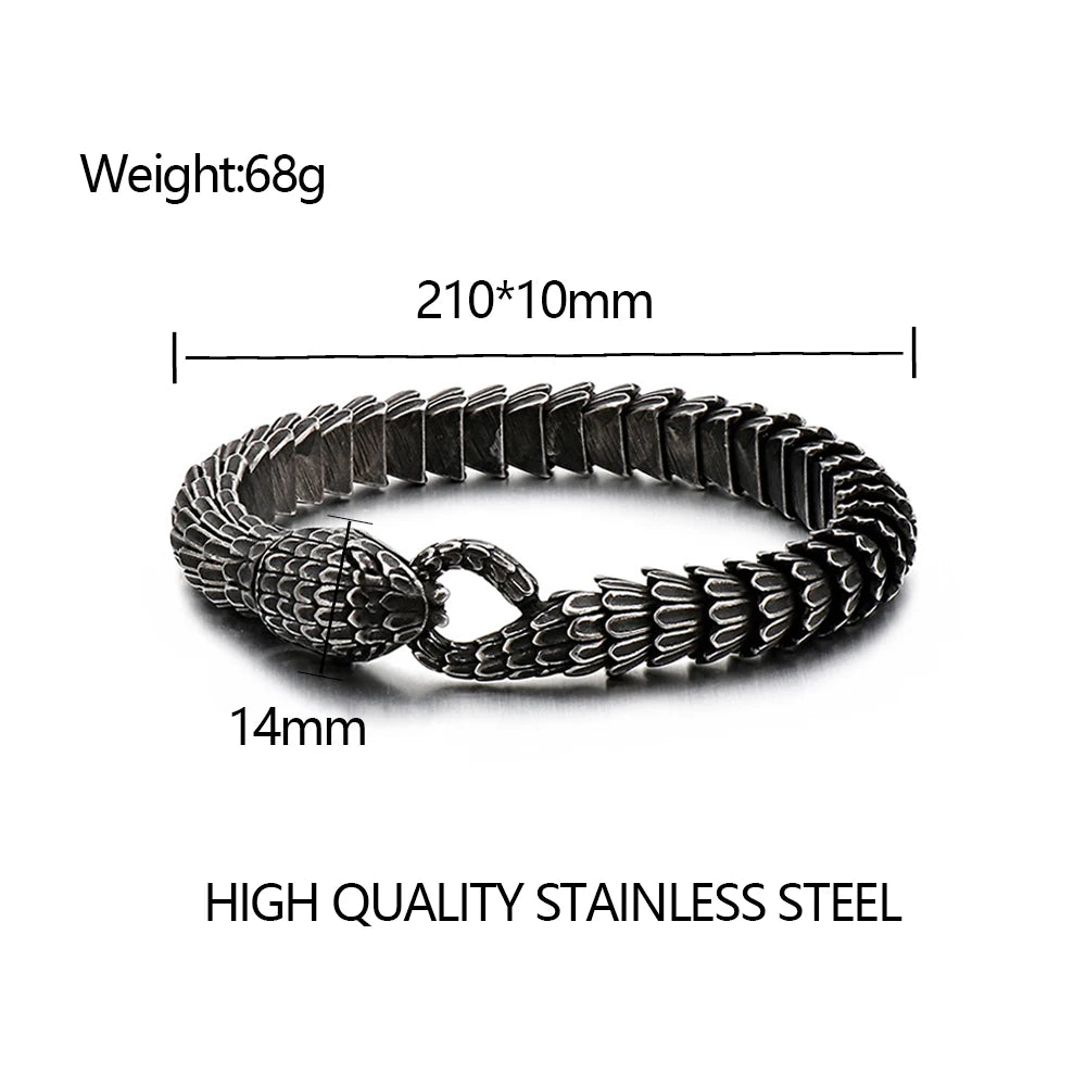 PENDRA Warhorse Twist Stainless Steel Cuff Bracelet