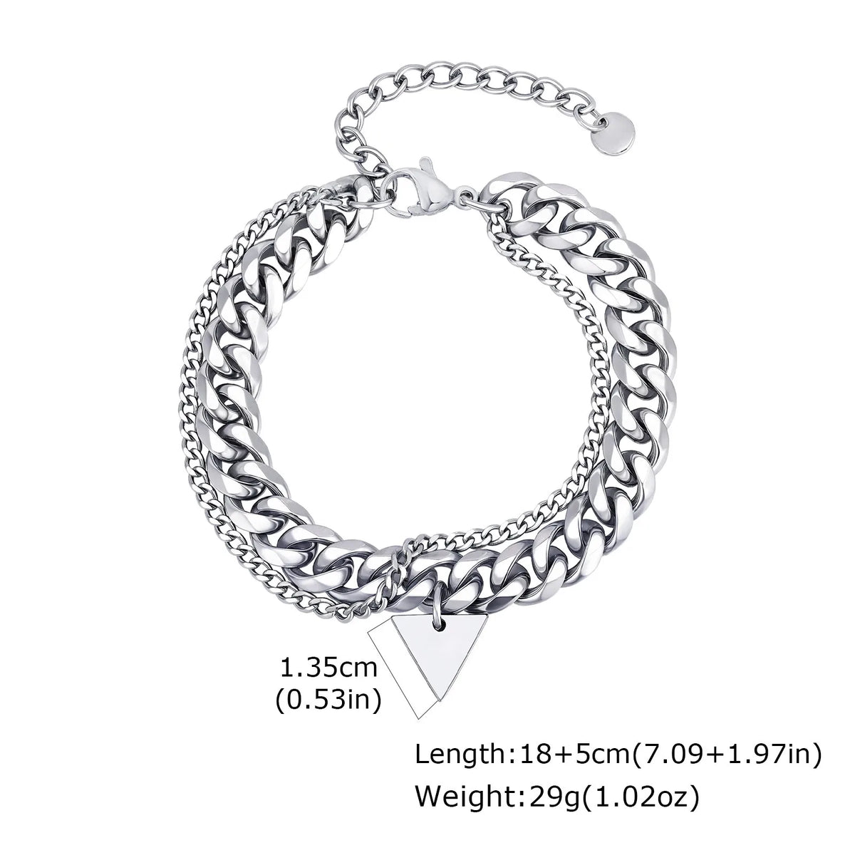 PENDRA Inverted Triangle Bracelet