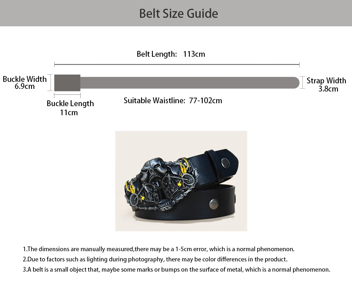 PENDRA Noraeva Skull Gothic Belt
