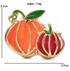 PENDRA Pumpkelle Halloween Pumpkin Brooch