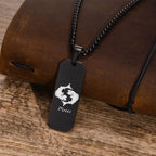 PENDRA Zodiac Bar Pendant Necklace