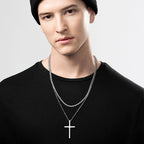 PENDRA Cross Double Pendant Necklace