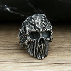 PENDRA Devilskull Gothic Black Devil Skull Ring
