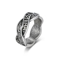 PENDRA Runering Stainless Steel Viking Rune Ring