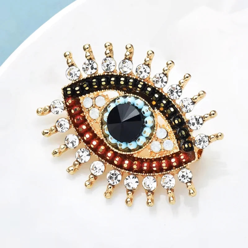 PENDRA Beads Eye Brooch