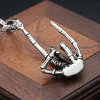 PENDRA Skullgesture Gothic Skull Gesture Pendant