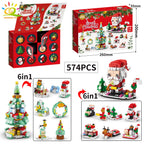PENDRA Elk Deer Santa Building Set
