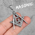 PENDRA Freemason Masonic Boyfriend Steel Necklace