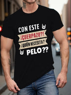 PENDRA Workout Training Loose Comfortable Printed Short Sleeve T-Shirt