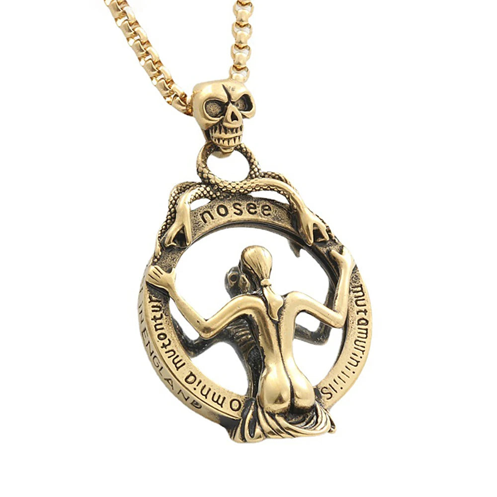 PENDRA Magicmirror Gothic Stainless Steel Pendant