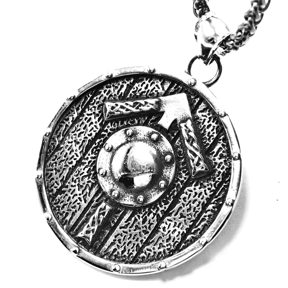 PENDRA Rune Compass Futhark Necklace