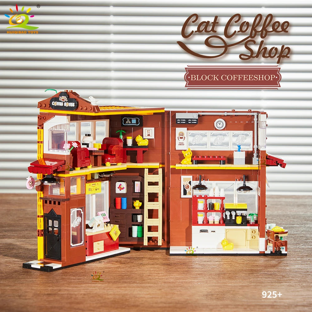 PENDRA Cat Cafe Micro Building Set