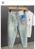 PENDRA Straight Leg Denim Washed Pants