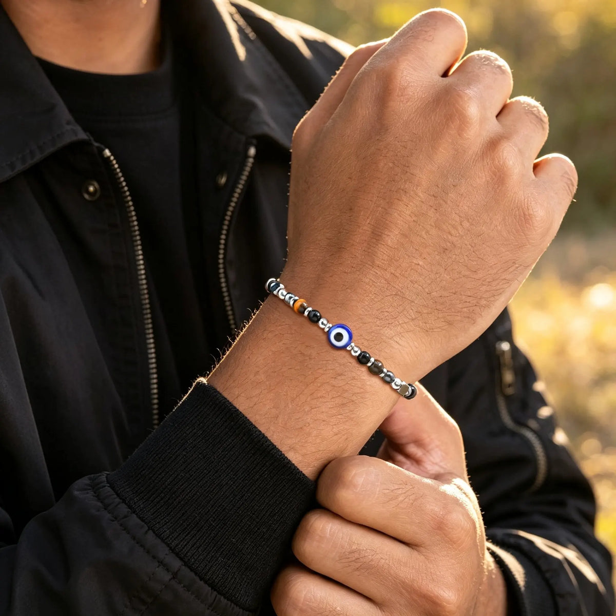 PENDRA Tiger Beaded Bracelet