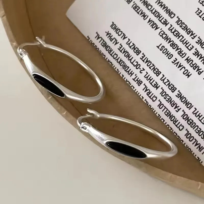 VENTFILLE 925 Sterling Silver  Starfish Hoop Earring for Women New Personality Trendy Starfish Earrings