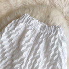Lazy style high waisted casual wide leg pants women in spring and summer new stretch solid color loose versatile pants