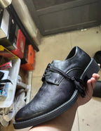 PENDRA Leather Youth Catwalk Shoes