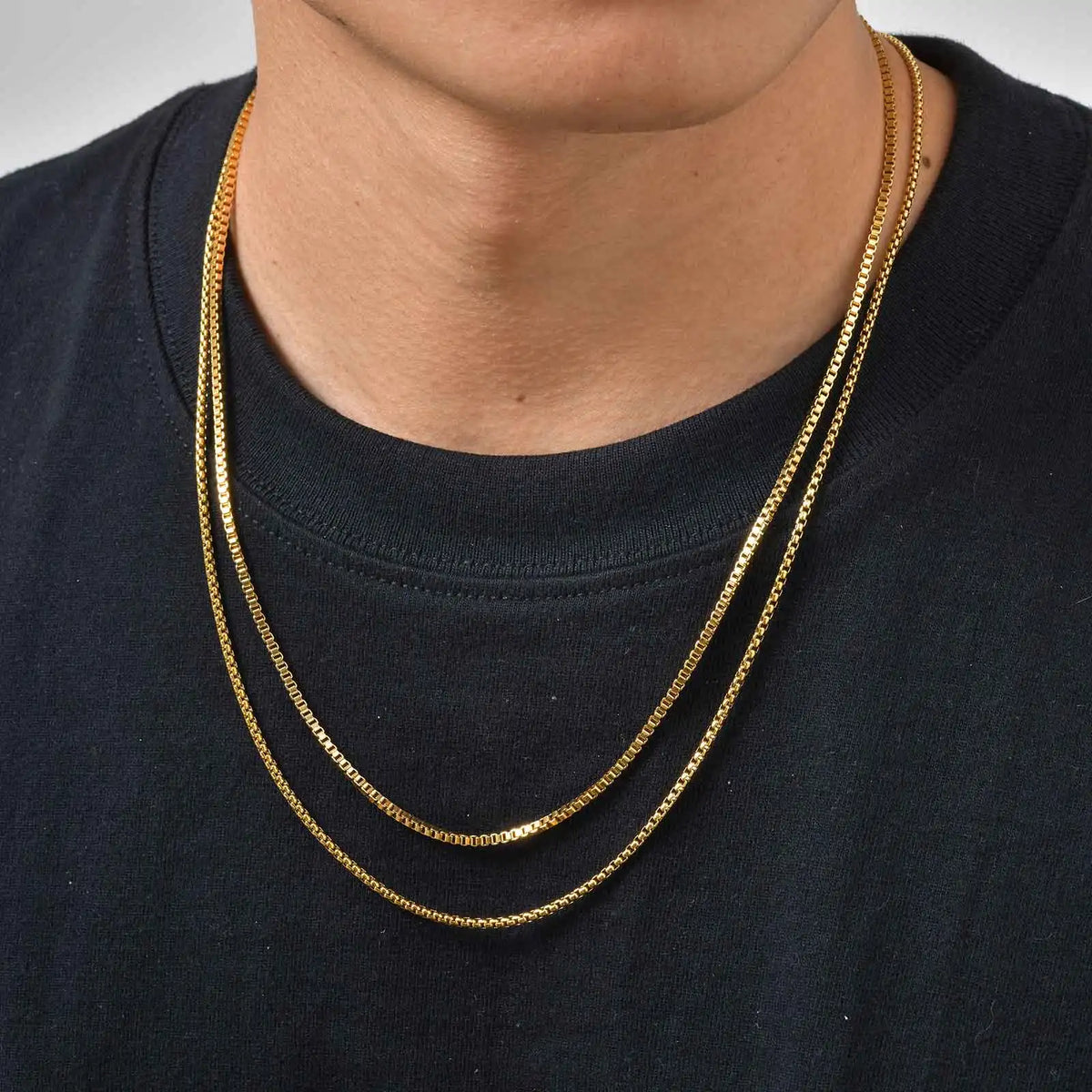 PENDRA Gold Silver Chain Necklace