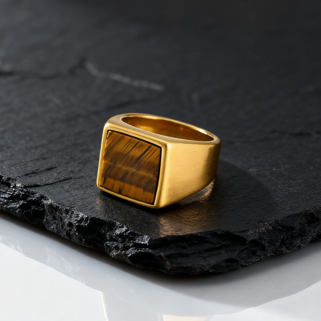 PENDRA Kaelith Tiger Eye Ring