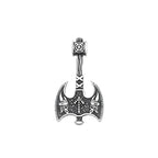 PENDRA Twinaxe Viking Double-Edged Axe Pendant