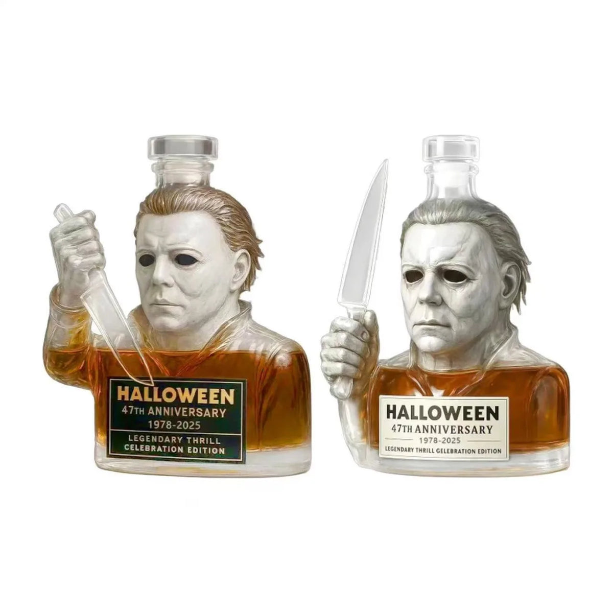 PENDRA Halloween Horror 47th-Anniversary Glass Whiskey Decanter