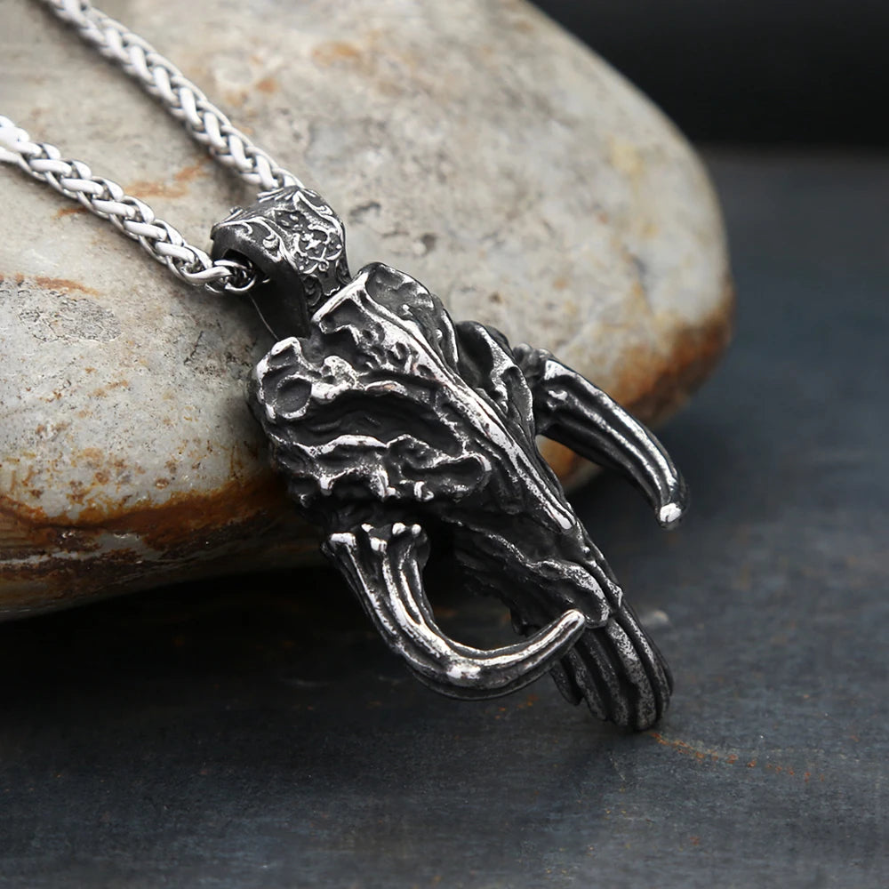 PENDRA Mandalorian Black Stainless Steel Ring