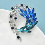 PENDRA Birdflora Bird and Flower Brooch